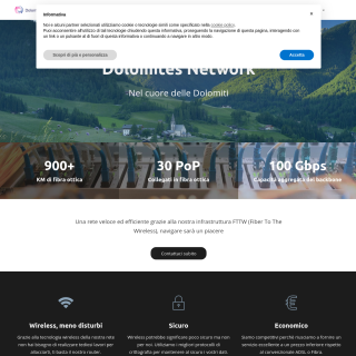 Dolomites Network AS206004  website