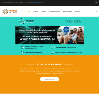 PRONET-SERWIS  website