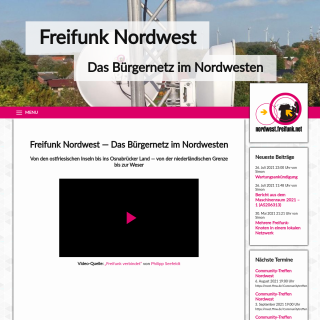 Freifunk Nordwest  website