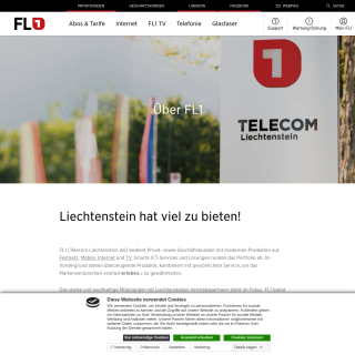 Telecom Liechtenstein AG  website