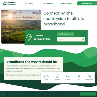  Wessex Internet  website