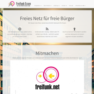  Freifunk Essen e.V.  website