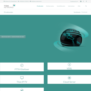 Titan Networks  website