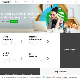 Mixvoip AS206610  website