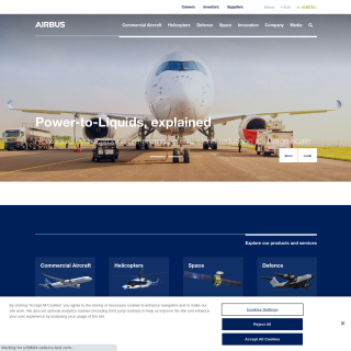 Airbus Defense and Space  website