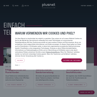 Plusnet GmbH  website