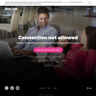  Showmax Europe  website