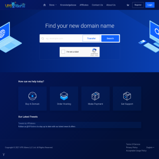  VPS Aliens  website