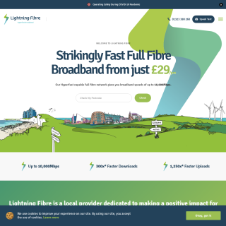  LightningFibre  website