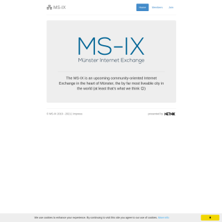  MS-IX Route Servers  aka (Münster Internet Exchange Route Servers)  website