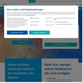 Netcom Kassel  website