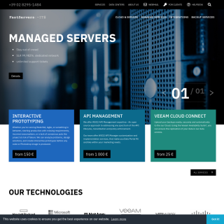 FastServers .IT Cloud Provider  website