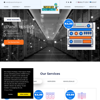  CSpace Hostings  aka (CSPACEHOSTINGS)  website