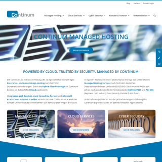 Continum AG  website