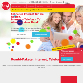 bn:t Blatzheim Networks Telecom  website