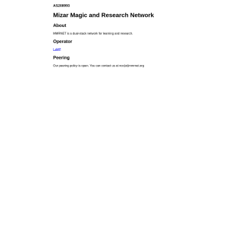  Mizar Magic and Reserach Network  aka (MMRNET)  website