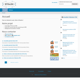 Stolon  website