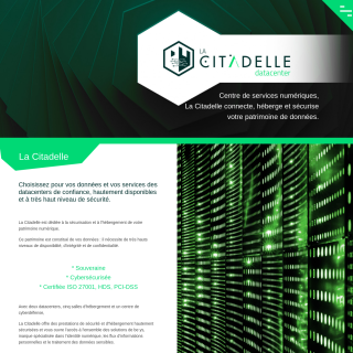  BE KORTALYS  aka (La Citadelle Datacenter)  website
