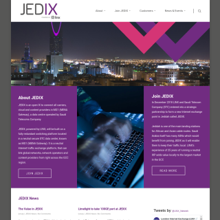  JEDIX Route Servers  website