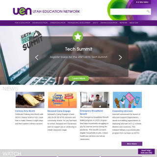 Utah Education Network  website