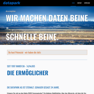 Datapark  website