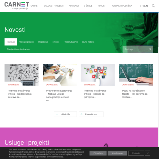  CARNet  aka (Croatian Academic and Research Network)  website