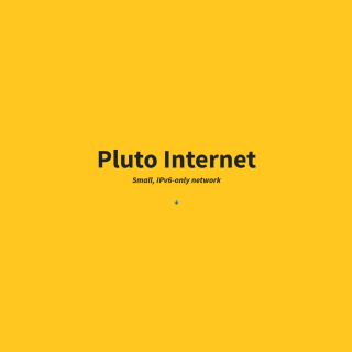  Pluto Internet  website