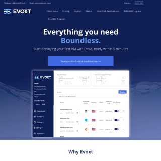  Evoxt Enterprise  website