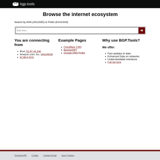 BGP.Tools Route Collector  aka (BGP.Tools)  website