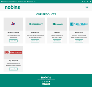  Nobins  aka (HamroHost)  website
