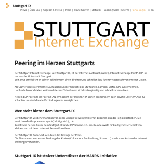  Stuttgart-IX Infrastructure  website