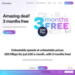 YouFibre  website