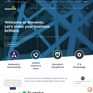 Wavenet Limited  website