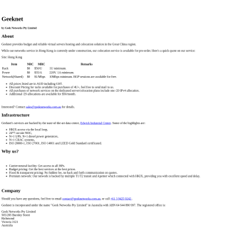 Geek Networks (Europe)  aka (GEEKNET)  website