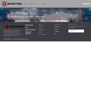  QHosting  website