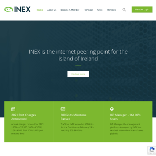 INEX Route Collectors  website