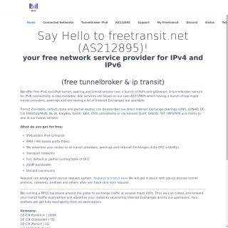 Johannes Ernst  aka (freetransit.net)  website