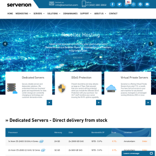 Serverion  website