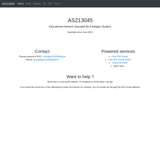Alex Delporte aka (DED3L NETWORK) website