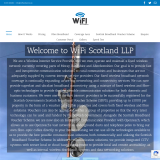 WiFi Scotland website