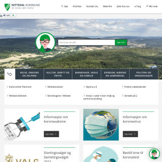  Nittedal Kommune  website