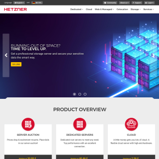 Hetzner Online Cloud 2  website