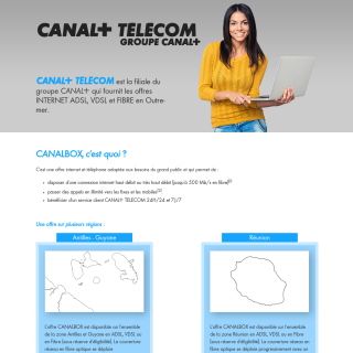 Canal+ Telecom  website