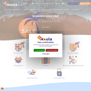 Ikoula  website