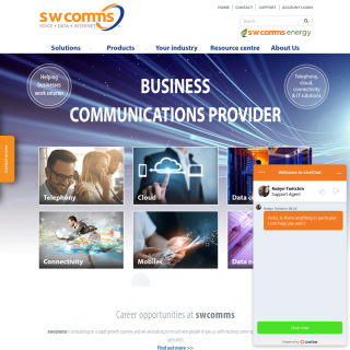 South West Communications Group  website