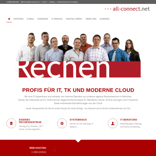 all-connect Data Communications GmbH  website
