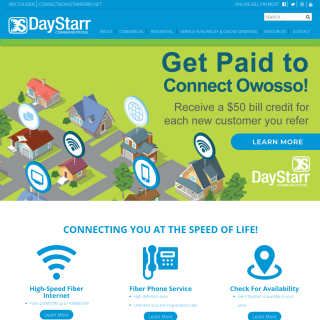 DayStarr Communications  website