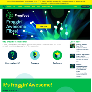 Frogfoot Networks  website