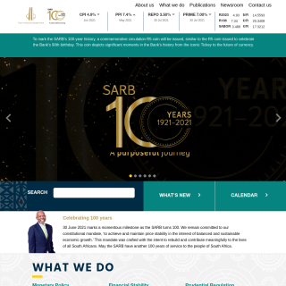  South African Reserve Bank  aka (SA Reserve Bank)  website