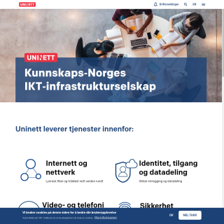  Uninett  aka (Uninett, the Norwegian NREN)  website
